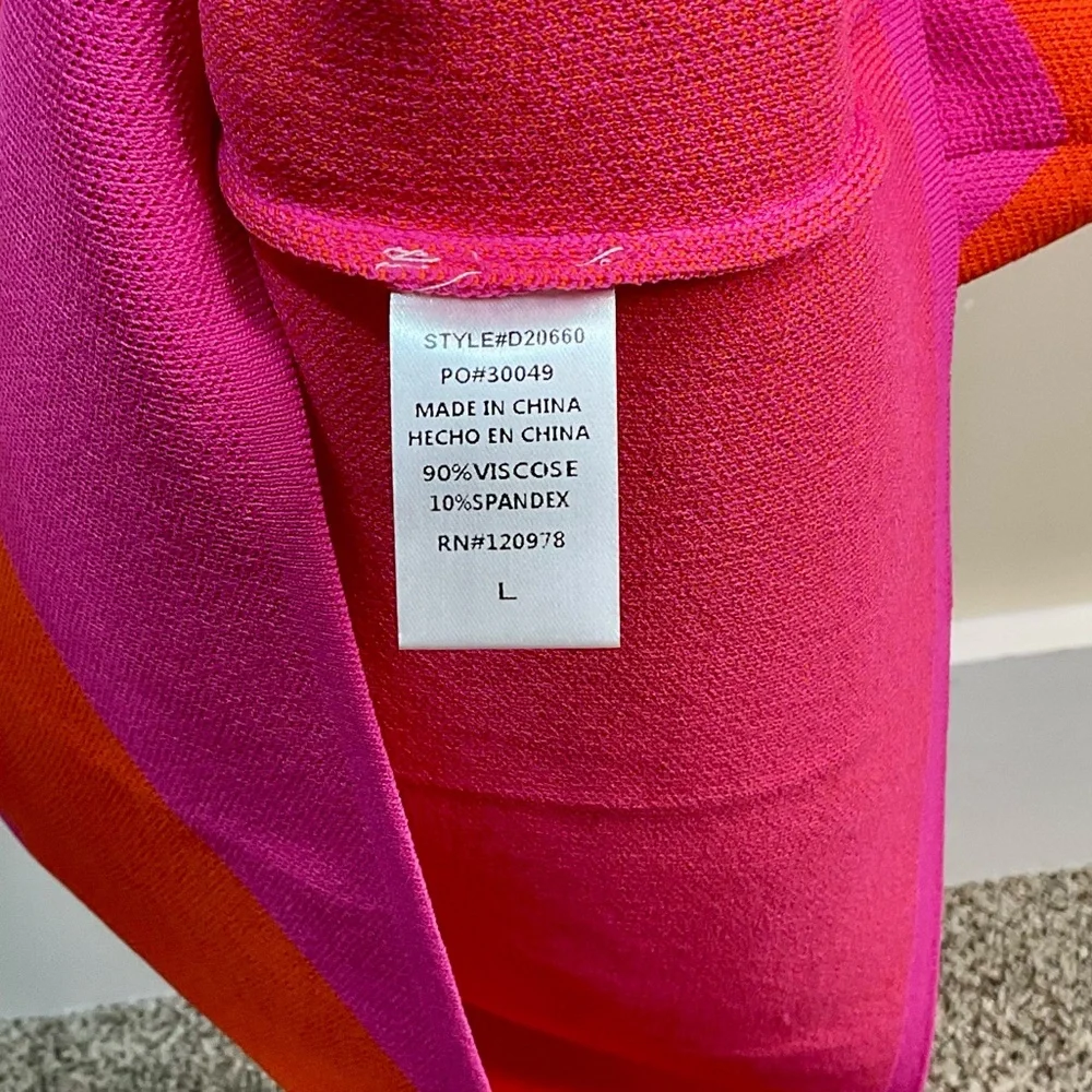 Entro Color Blocked Dress NWOT - Picture 7 of 11